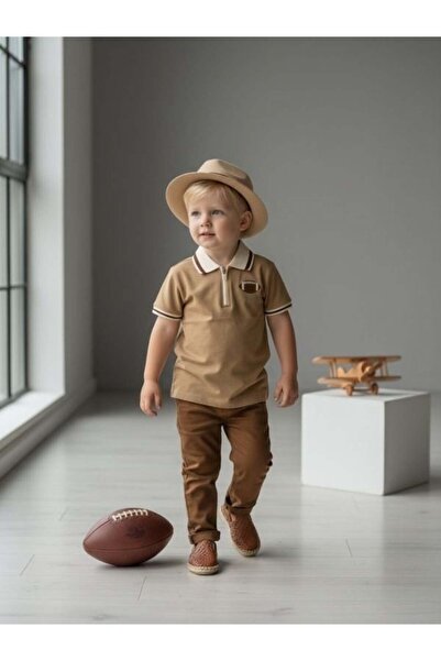 Zekids Boy's Cotton in Gabardine Pants