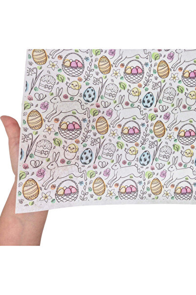 Papette Set 200 buc Hârtie de mătase model Paște Bunny Celebration 28g – form...