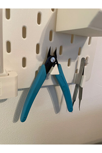 DU&ER 4 قطع من حامل الملاقط الفردية المتوافق مع سكاديس - منظم لوحة الحائط