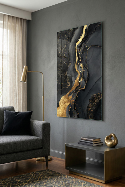 Ahsen resim çerçeve Tablou din sticlă rezistentă la spargere 5mm (grosime) - ...