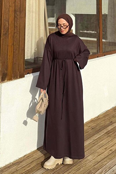 lamelif Two-Threaded Dress Bitter Brown