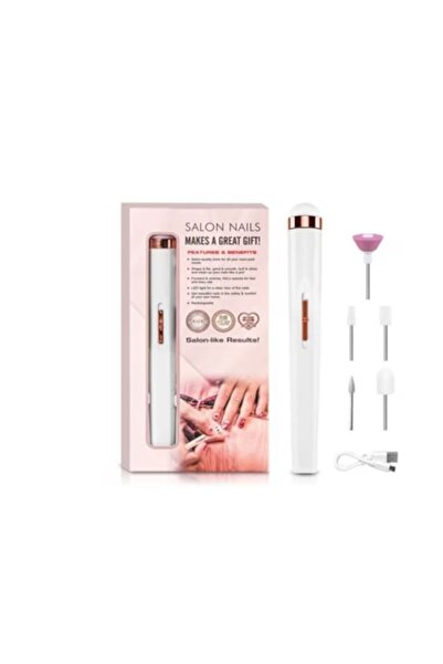 OEM Electric nail file, manicure and pedicure set, 5 interchangeable heads, USB