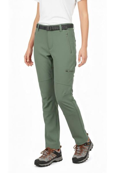 NOBLE نورتون موسمي بنطلون نسائي كاكي