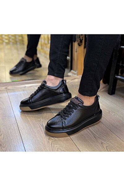 Parlak Kalın Taban Günlük Sneakers Ayakkabı