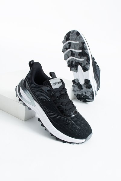 Siena Shoes Lavien Women's Lightweight Sole Running Shoes Sneakers Black