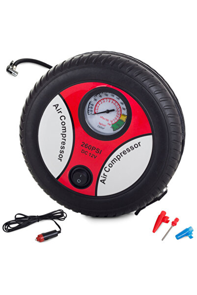 verk group Compresor pentru roți auto electrice 12V 260PSI/18bar