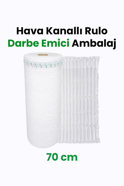 Airbed Rulo - Hava Kanallı Ambalaj 70 cm x 100 Metre – Airbag Çanta - Kargo Koruma Ambalajı