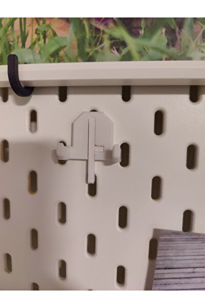 DU&ER Skadis Compatible Scissor Holder – Pegboard Wall Panel Organizer
