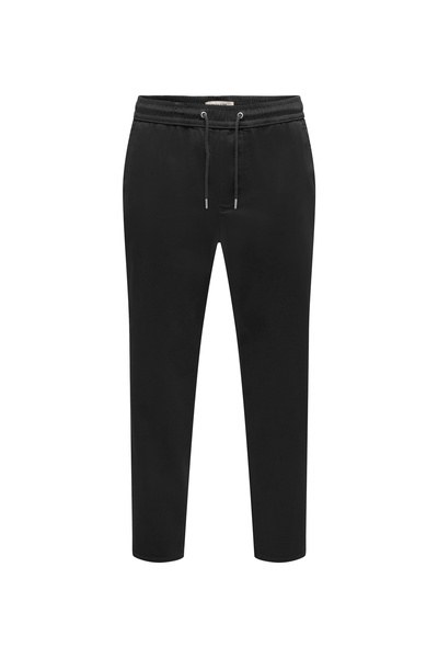Only & Sons Siyah Erkek Dar Chino Pantolon 22036886 ONSCAM LINUS TAPERED PANT