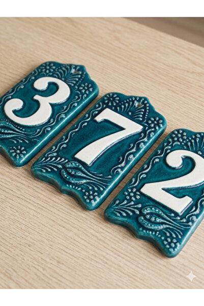 serhan çini seramik El Yapımı Seramik Kapı Numarası,