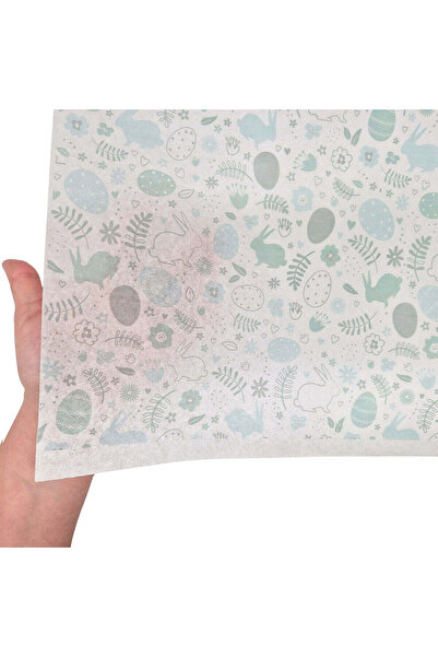 Papette Set 100 buc Hârtie de mătase model Paște Bunny & Eggs 28g – format 50...