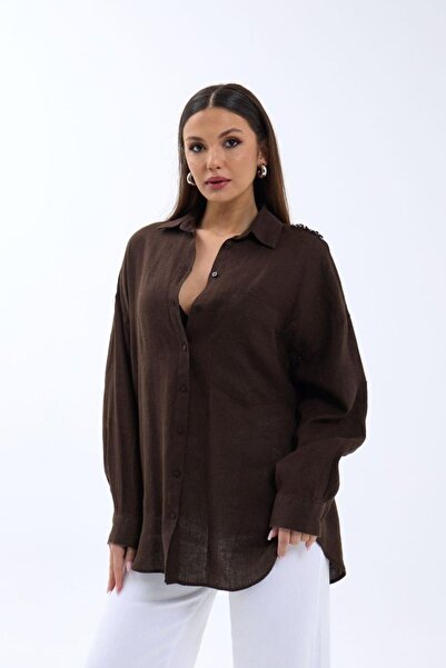 Hiccup JANES Μακρυμάνικη μπλούζα με κουμπιά Γιακάς πουκαμίσου τεμαχίων