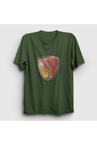 Presmono Scut Unisex Kaki Un Cavaler al celor șapte regate tricou 609533tt