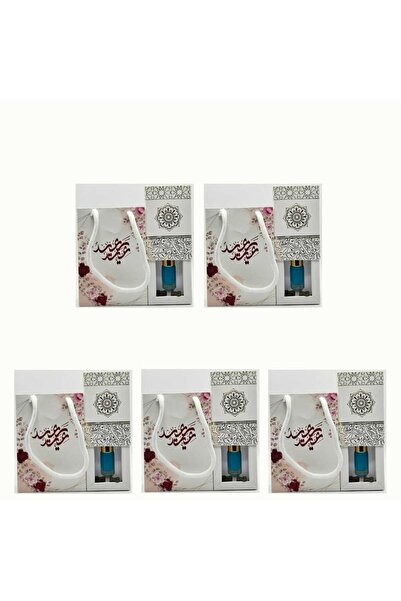 falaltyebeen توزيعات عيد – 5 علب ربع تولة مسك بودر مع كسرات عود + 5 أكياس توز...