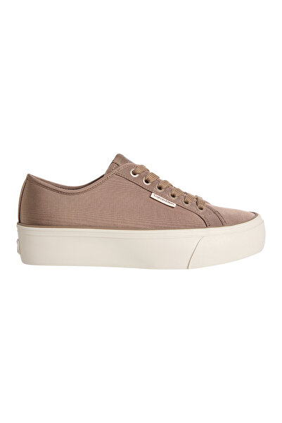 Calvin Klein Jeans حذاء نسائي من Vulc Flatform Laceup Moire YW0YW02012PBO