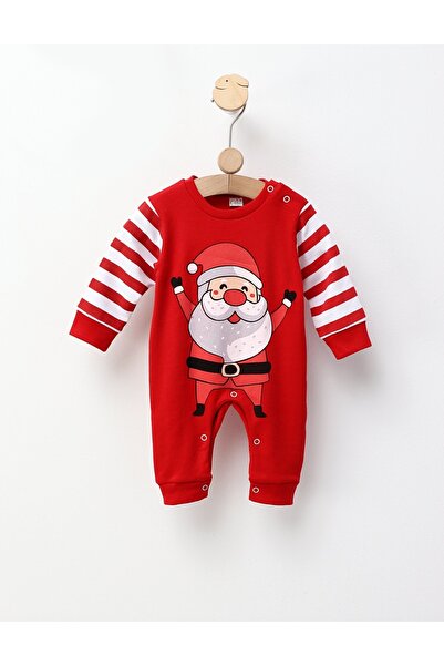MiniKids Salopeta Happy Santa, rosu