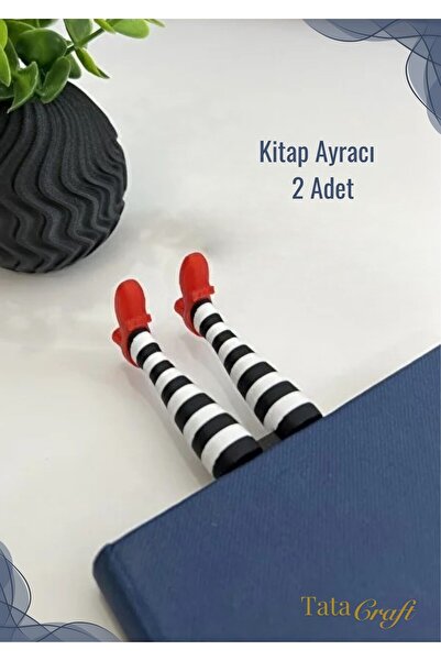 TATA CRAFT Wicked Oz Büyücücü Kitap Ayracı 3D Özel Tasarım 2 Adet Ajanda Plan...