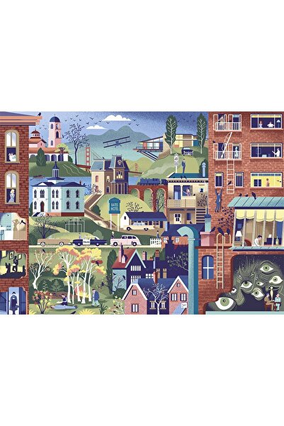 Heye Puzzle 1000 piese - Alexandre Clerisse: Hitchcock Films (Heye-30029)