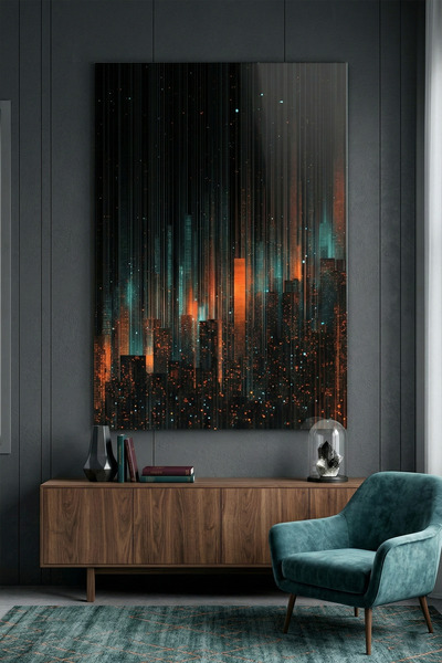 Ahsen resim çerçeve Tablou din sticlă rezistentă la spargere 5mm (grosime) - ...