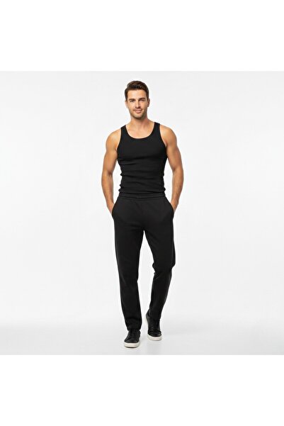 FİTGO Men's Comfortable Fit Straight-Leg Sweatpants