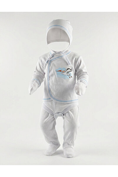 MiniKids Costumas 6 piese barza-bebe bleu