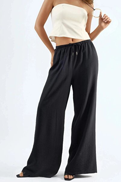 Hiccup BUSEM široke nogavice, Naborano detalja u struku, Sa džepovima pantalona