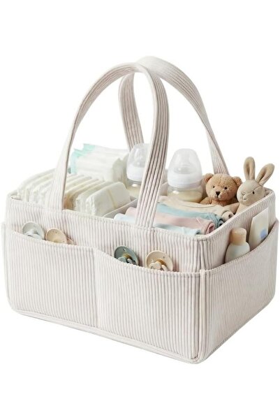 Generic Diaper Caddy Organizer, Baby Organizers Storage Basket for Wipes, Car...