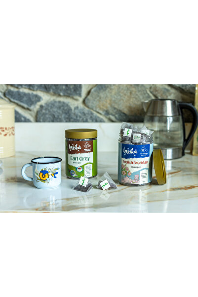 LAZİKA Advantageous Breakfast Set Earl Grey/ English Breakfast (40 Pla Bags 2...