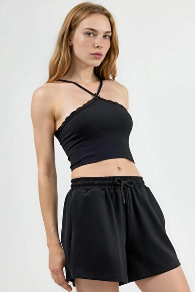 Hiccup Busem Pocketed Elasticated Modal Shorts