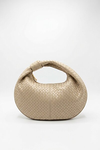 BAHELS Women's Beige Lady Hand and Arm Bag Si