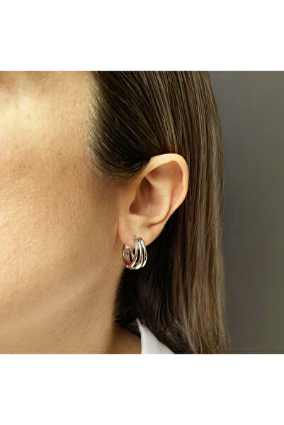 GOX Xuping 3 Strips Big Hoop Earrings