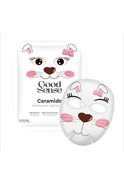 Good Sense قناع الوجه الورقي بالسيراميد من رابيت، قناع العناية المرطب والقوي ...