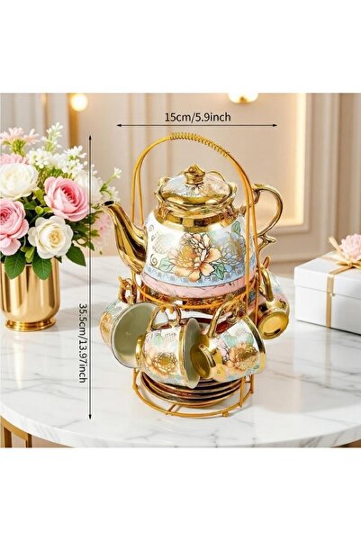 ERAY HOME Kahve Fincanı Seti Çiçek Çayı