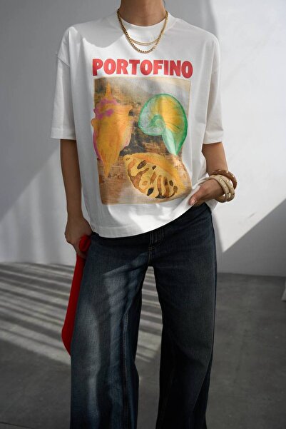 Jose Clothing Oversize Cut Short Sleeve Printed T-Shirt