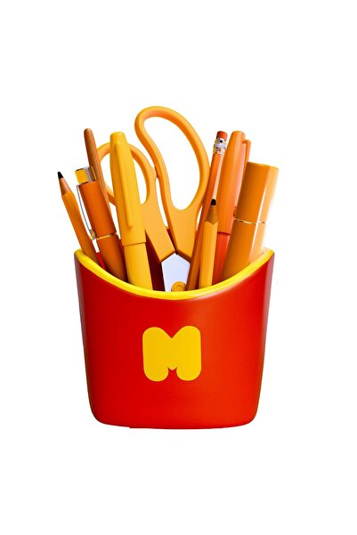 MUSTARD Fries Ceramic Pen Holder