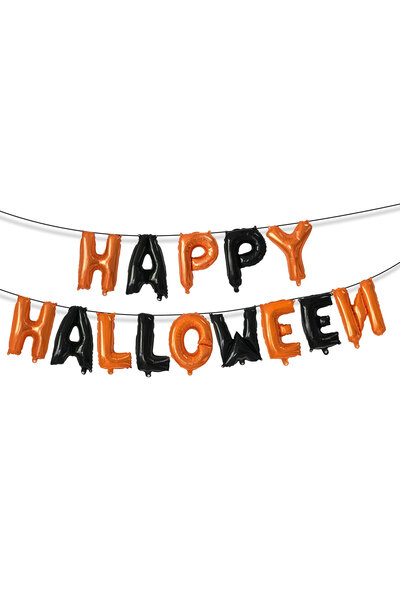 FAMİLY Halloween balloon set - "Happy Halloween" - recording tape