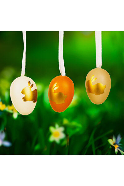 OEM Easter decoration - egg set - 3 types - 3 cm - 12 pcs / pack