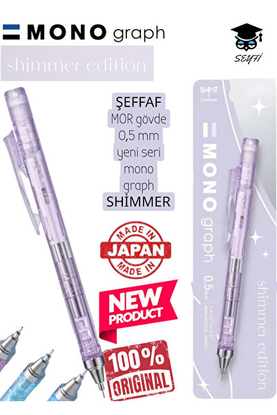SEYFİKİRTASİYE şeffaf gövde 0,5 mm yeni seri tombow mono graph shimmer serisi...