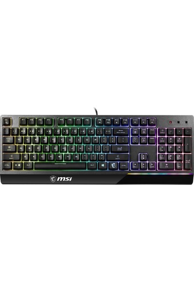 MSI Vigor GK30 Tr Oyuncu Klavye Force GM300 Rgb Siyah Kablolu Gaming Mouse Set