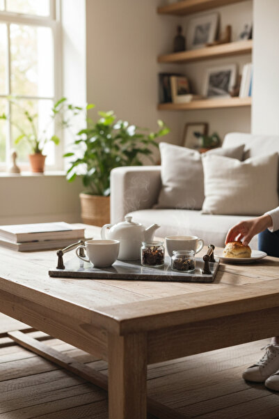 Akayev Marble Anthracite Rustic Antique 30X20 cm Tray