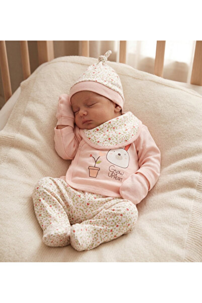 Mother Love 100% Cotton Organic Cotton Piece 9-Piece Baby Hospital Discharge ...