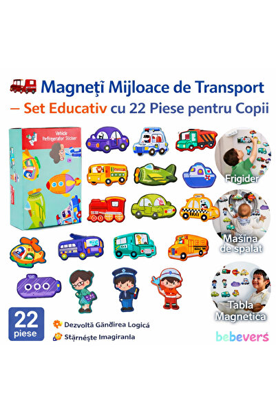 OEM Set educațional cu magneți de transport – 22 de piese