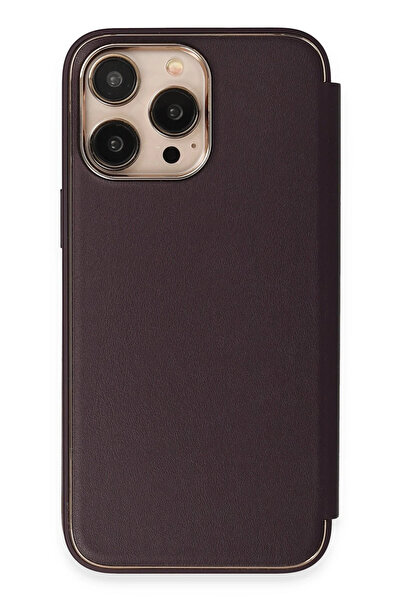 Shauan Shaun iPhone 13 Pro Case with Dolpin Cover - Leather N Purple 8645123