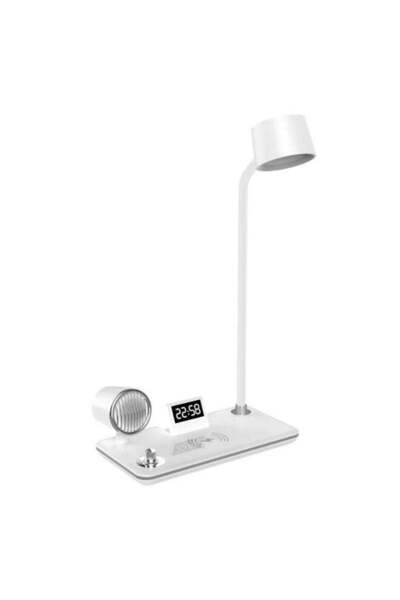 Generic 4-in-1 LED Table Lamp with Bluetooth Speaker, Wireless Phone Charging...
