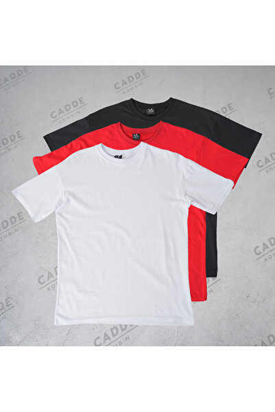 caddekombin Women's 3-Pack T-Shirt 100% Cotton Crew Neck Comfortable Fit Whit...