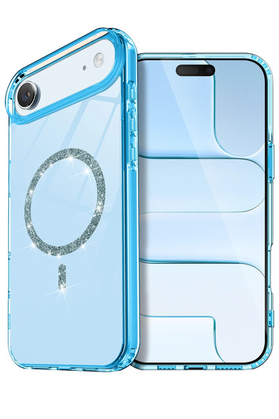 Beta Moda Hub غطاء نيو فيس آيفون 17 إير لايف دايموند ماج سيف - مي