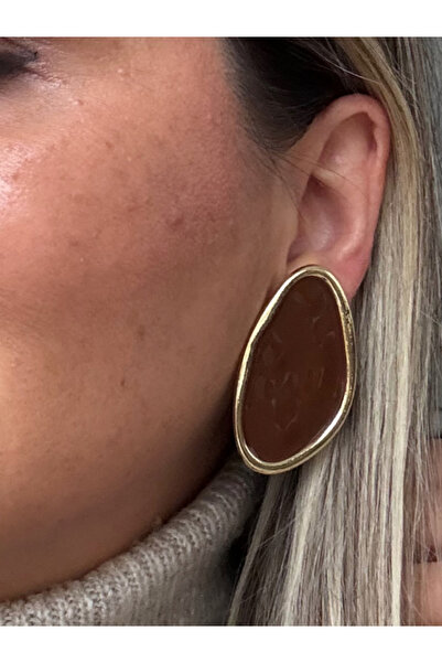 bijux by mrv Plate Asymmetric Earrings