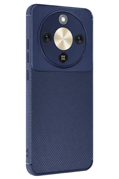 Beta Moda Hub غطاء كربون من نيو فيس لهاتف هواوي أونور ماجيك 8 لايت مع تركيز ت...