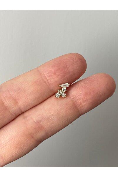 denizden silver Gümüş yay piercing