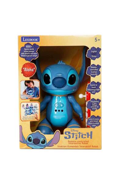 Genel Markalar Disney Stitch Sesli ve Işıklı Uzaktan Kumandalı İnteraktif Robot